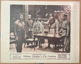 Frank Lloyd&#39;s For Freedom (1918) William Farnum Lost Silent Film Wwi Drama - £389.38 GBP