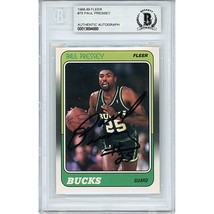 Paul Pressey Milwaukee Bucks Auto 1988 Fleer Basketball Signed On-Card B... - $98.97