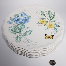 Set of 6 Lenox Butterfly Meadow Melamine Dinner Plates - £36.68 GBP
