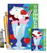 Summer Time Ice Cream - Applique Decorative Flags Kit FK106051-P2 - £78.43 GBP