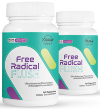 2 Pack Free Radical Flush, super anti-oxidant &amp; digestive detox-60 Capsu... - £55.85 GBP