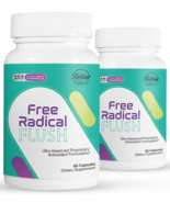2 Pack Free Radical Flush, super anti-oxidant &amp; digestive detox-60 Capsu... - $98.30 CAD
