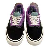 Vans Purple Black Low Top Sneaker Shoe Unisex Size M 8 W 9.5 EU 40.5 Athletic - £22.73 GBP