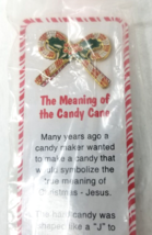 Crossed Candy Cane Pin Christmas The Meaning of the Candy Cane Vintage - £8.67 GBP