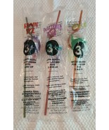 Lot Of 3 Vintage 1997 Taco Bell  Monster Eye Crazy Straws:  BRAIN EYE, S... - $459.08 MXN