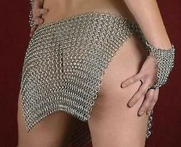 Chainmail Pantie Clothing Viking Aluminum Chain Mail Pantie Sexy, halloween gift - £41.88 GBP