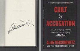 Guilt by Accusation SIGNED Alan Dershowitz / NOT Personalized! / Hardcover 2019 - £15.58 GBP