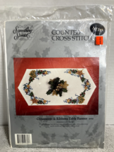 Something Special Counted Cross Stitch Kit Ornaments &amp; Ribbons Table Run... - $11.83