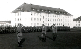 Original WWII German Soldiers In Formation RPPC Real Photo Postcard - $34.65