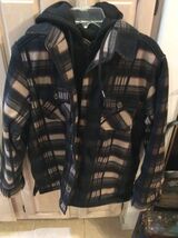 ROCK REVOLUTION MENS XL BLACK / BROWN LONG SLEEVE JACKET/w HOOD - STYLE ... - $47.29