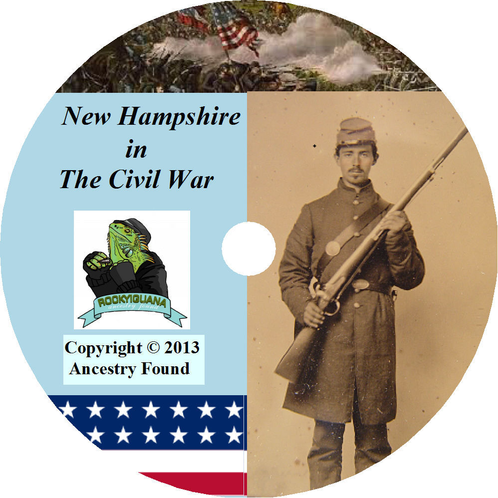 New Hampshire Civil War Books History Genealogy 25 Book