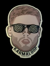 NEW Karmaloop Man Sunglasses Glow In Dark 5.5” Sticker Skateboarding Str... - $19.80