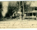 Mechanicville New York Street Scene Undivided Back  Postcard 1905 - $17.80