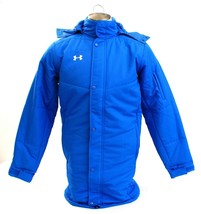 Under Armour Blue UA Infrared Elevate Long Zip Front Hooded Jacket Men&#39;s... - £156.81 GBP