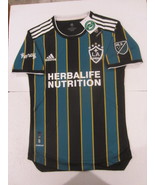 Chicharito LA Galaxy MLS 5 Star 2021 Match Slim Black Green Away Soccer ... - $1,492.48 MXN