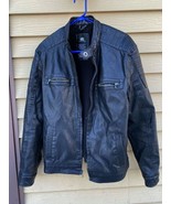 Rock and Republic Men&#39;s Faux Leather Jacket Size Medium WORN ONCE - $54.26 CAD