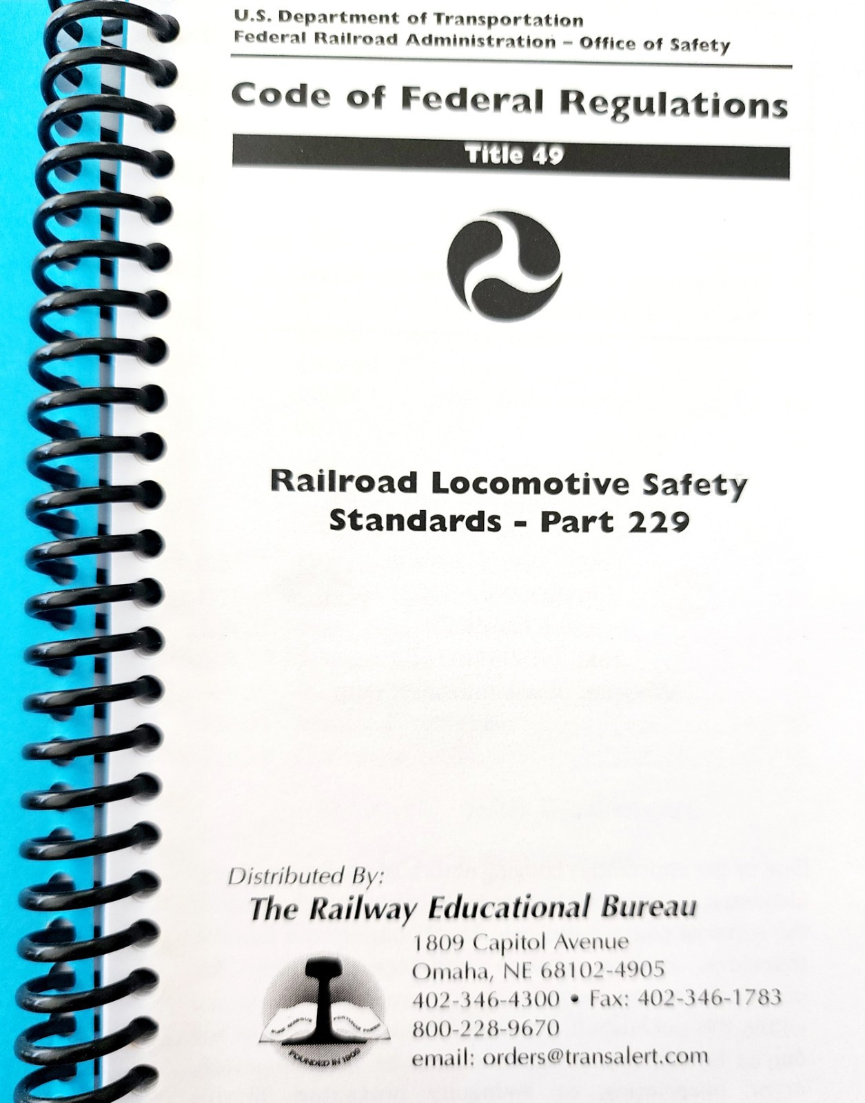 2006 Railroad Locomotive Safety Standards Pocket Book PB Trains US DOT E99 Item image 3