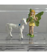 Safari Unicorn and Fairy Lot of 2 Miniatures  - $11.88