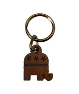 Vintage Wood Keychain Republican Elephant GOP - £13.01 GBP