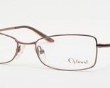 Vintage Optinest ECO-077 C1 Brown Einzigartig Selten Brille Rahmen 54-17... - $56.42