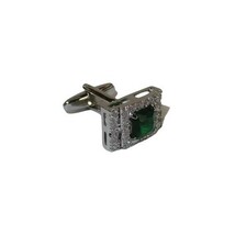 Men J.Valintin Cufflinks by Vitorofolo for French Cuff Shirt V39-61 Green image 4
