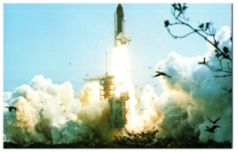 STS 4 Launch for NASA Airplane Postcard - £8.87 GBP