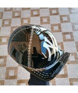 Motorcycle Helmet Baseball Cap Style fiberglass custom Helmet Bike black... - $198.00