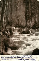 Vtg Cartolina 1907 Ashland Creek Falls - Ashland, O Udb - £11.97 GBP