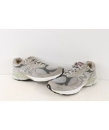 Vintage New Balance 990 Spell Out Suede Dad Shoes Sneakers Gray Mens 12 ... - €123,78 EUR