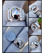 Natural Iron Towo AAA Grade Silver Side Swiss Ring  - $196.40