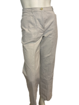 L.L. Bean Women&#39;s High Waisted Chinos Size 10 Regular Beige - £14.88 GBP