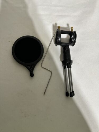 Desktop Mic Stand, Microphone Stand Desk Tripod Stand with Shock Mount P... - $11.88