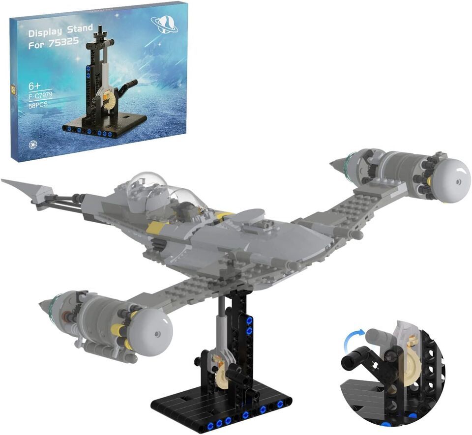 Display Stand for N-1 Fighter for 75325 75316 75301 Building Blocks Bric... - $14.84