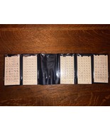 Husqvarna Viking Stitch Embroidery Cards B-D-F-N-7 In Folding Case - $129.91 CAD