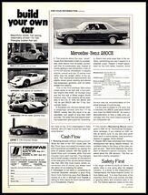 1977 Magazine Spec &amp; Test Sheet with Photo - Mercedes Benz 280CE A6 - $70.34 MXN