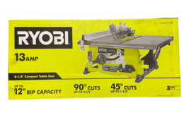 USED - Ryobi Portable Compact Heavy Duty Table Saw 13Amp 8-1/4 RTS08 - £119.67 GBP