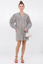 Isabel Marant Etoile Femmes Mildi Feuille Imprimé Floral Mini Robe Tuniq... - $99.74