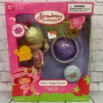 NEW Bandai Strawberry Shortcake 2003 Talkin’ Giggle Friends Shoppin’ Day... - $40.79