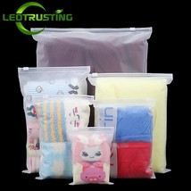 50pcs 140micron Both Sides Frosted Garment Zipper Bag T-shirt  So Toys Towel Tra - £122.79 GBP