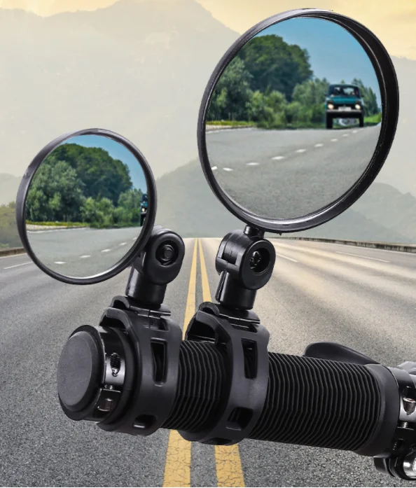 1PCS Universal Bicycle Rearview Mirror Adjustable Rotate Wide-Angle   Cycling Re - £81.92 GBP