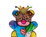 Romero Britto Miniature Figurine Happy Bear 10th Anniversary Crown #3345... - $69.99