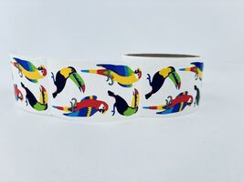 Vintage 1992 Parrots Mrs. Grossman's Stickers Roll Scrapbooking Birds An... - $44.88