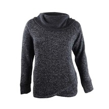 Ideology Women S Noir Black Speckled Pullover Sweatshirt NWT AD18 - £15.63 GBP