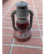 Vintage Dietz New York No. 100 Special Railroad Lantern - RED GLOBE - 12... - £69.30 GBP