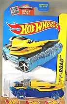 2015 Hot Wheels Treasure Hunt #113 Off-Road/Stunt Circut MAD SPLASH Yellow/Blue - £7.85 GBP