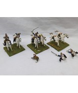 (3) Painted Napoleonic Cavalry Infantry With Swords 15MM Miniatures - €17,12 EUR