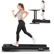 Walking Pad, Under Desk Treadmill 300 Lb Capacity Motorized Portable Tre... - $183.99