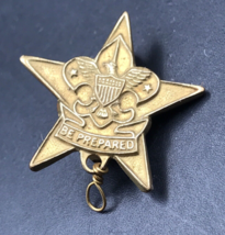 Vintage Boy Scouts BSA Star Rank Insignia Pins 7/8&quot; x 1&quot; - £7.58 GBP