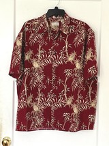 Hawaiian Style Shirt - Pineapple and Floral Print - Sz XL - £19.76 GBP