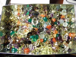 100.00Ct Parcel Natural Faceted Gems Mixed Sizes/Shapes    (LESS THAN 20... - $39.89